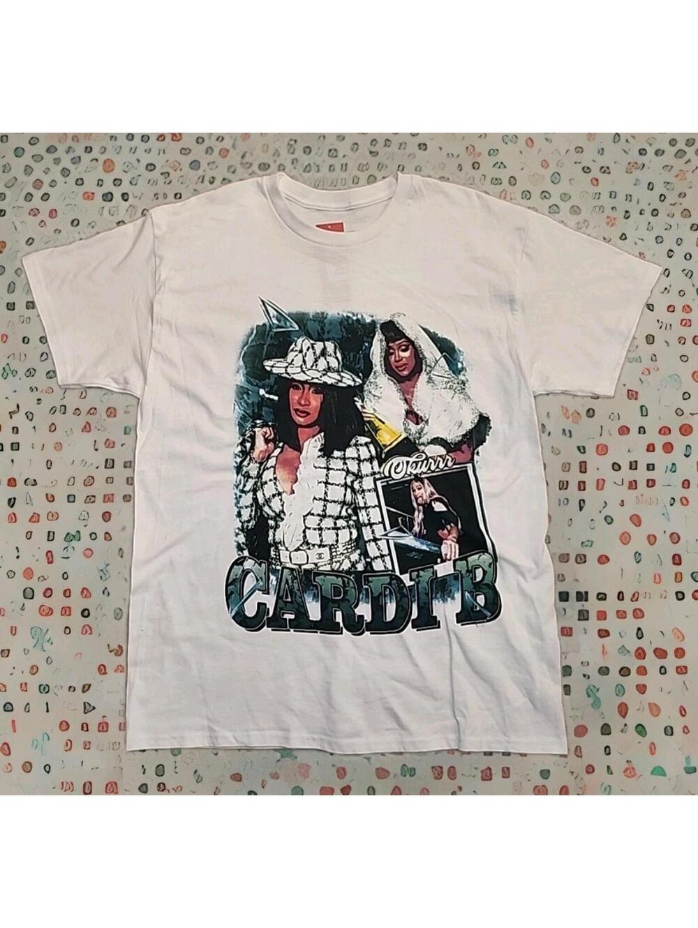 Headgear Classics Cardi B Graphic Tee Size Large (104)